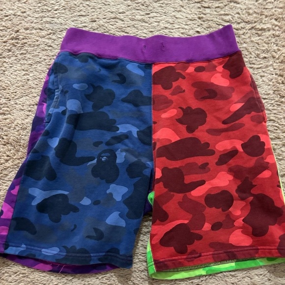 Bape Other - Men’s Bape crazy Camo Shorts size medium
